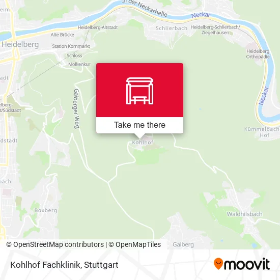 Карта Kohlhof Fachklinik