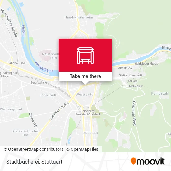 Карта Stadtbücherei