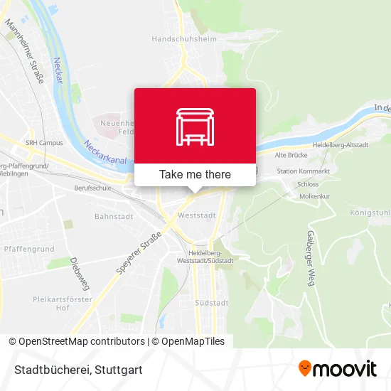Карта Stadtbücherei