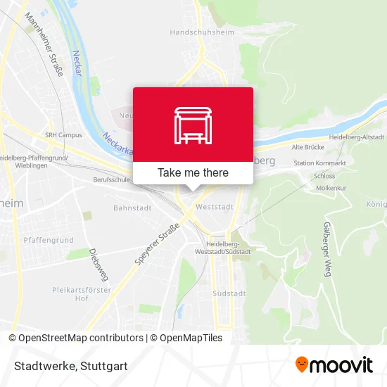 Карта Stadtwerke