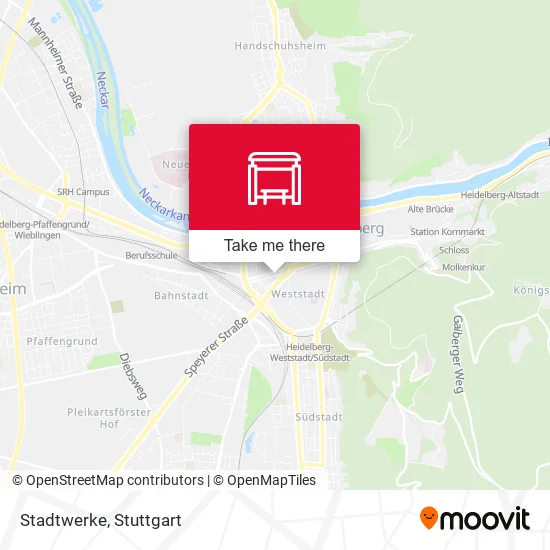 Карта Stadtwerke