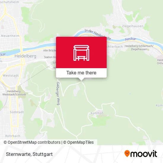 Карта Sternwarte