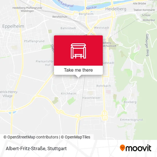 Карта Albert-Fritz-Straße