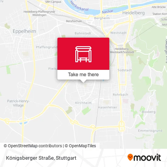 Карта Königsberger Straße