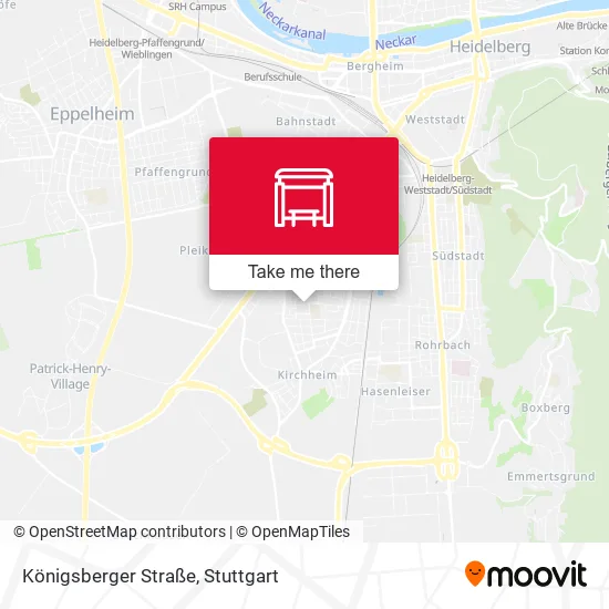 Карта Königsberger Straße