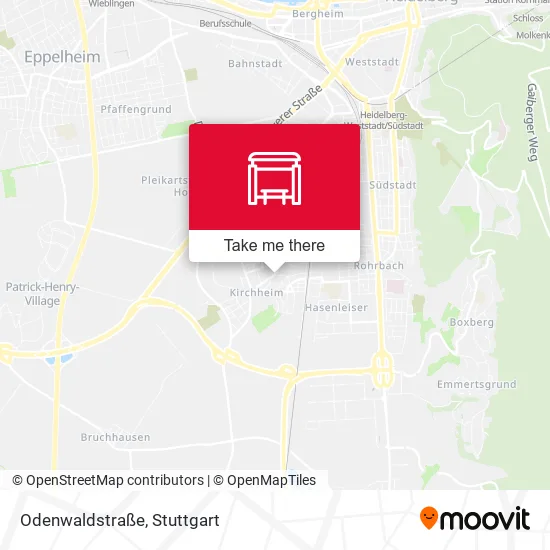 Карта Odenwaldstraße