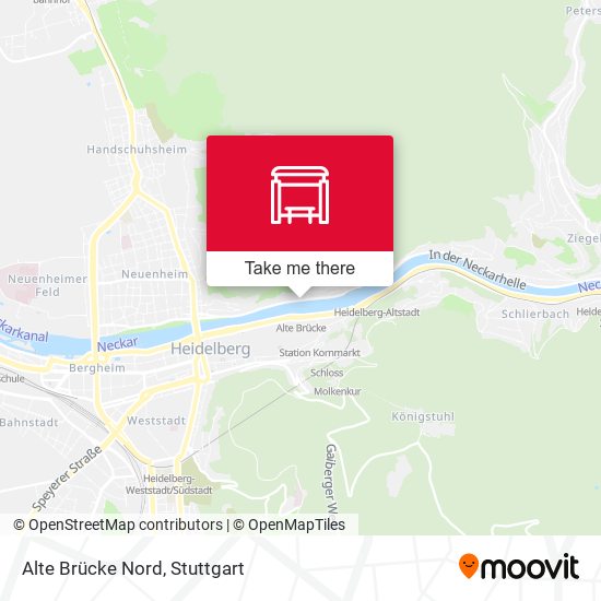 Alte Brücke Nord map