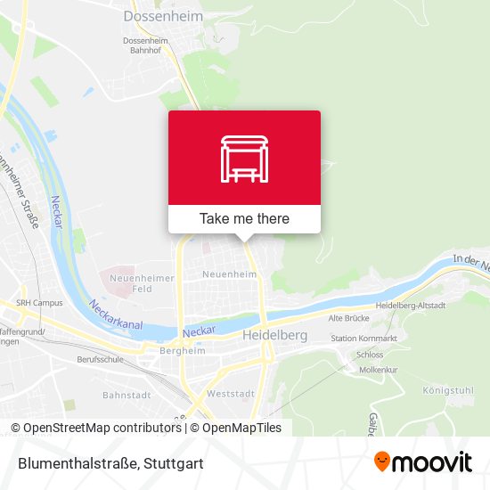 Карта Blumenthalstraße