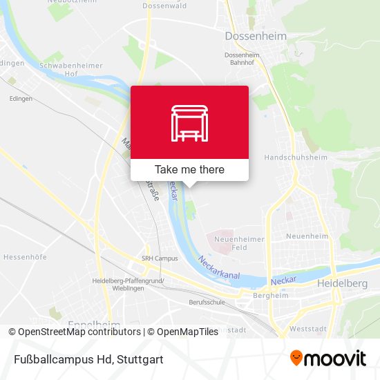 Fußballcampus Hd map