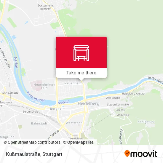 Карта Kußmaulstraße