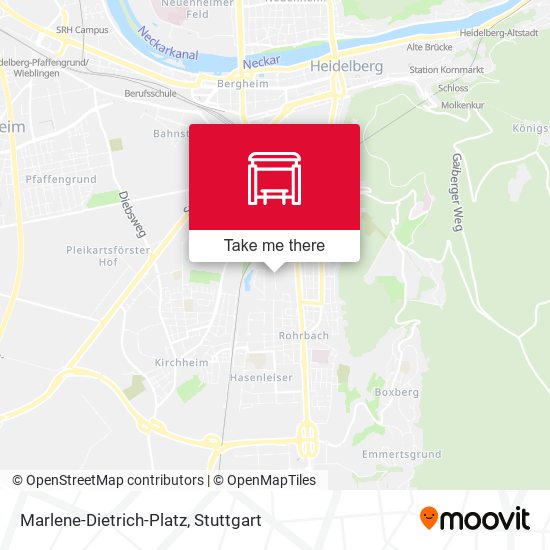 Marlene-Dietrich-Platz map