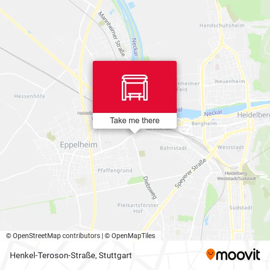 Карта Henkel-Teroson-Straße
