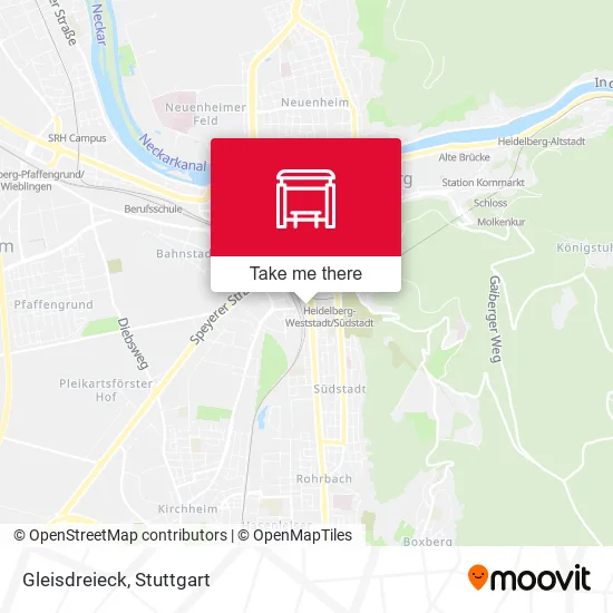 Карта Gleisdreieck