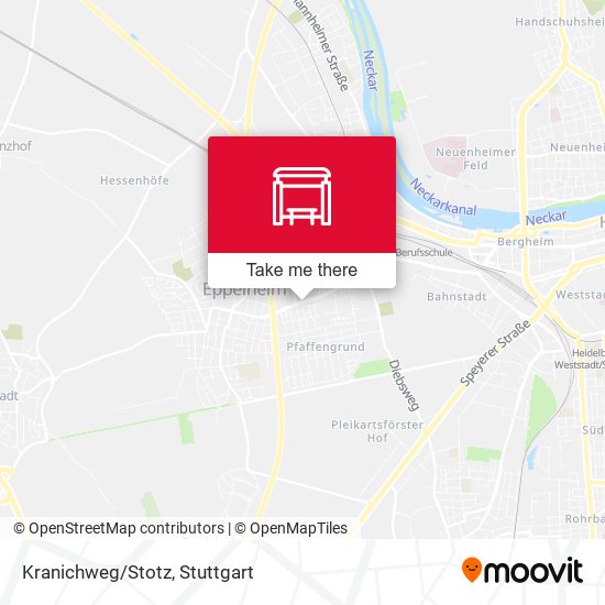 Kranichweg/Stotz map