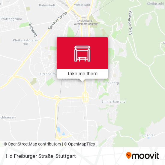 Hd Freiburger Straße map