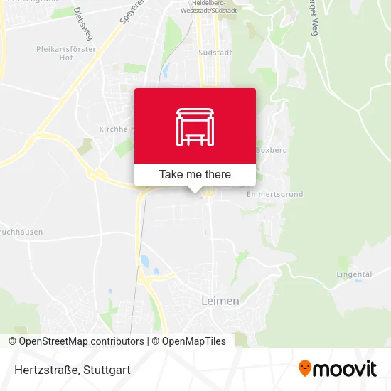Карта Hertzstraße