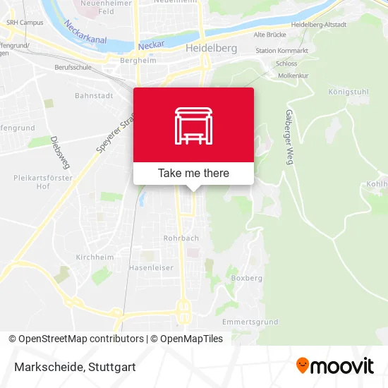 Карта Markscheide