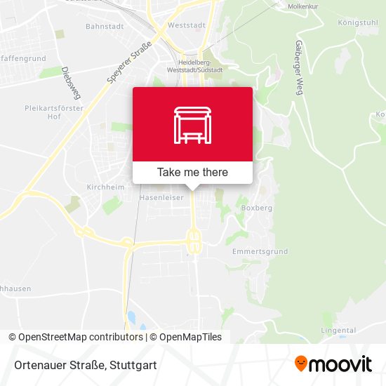 Карта Ortenauer Straße