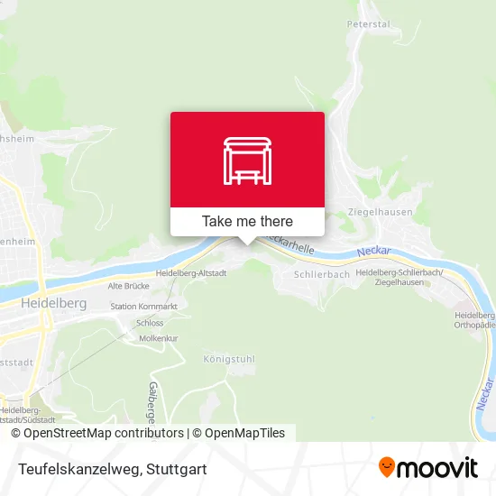 Карта Teufelskanzelweg