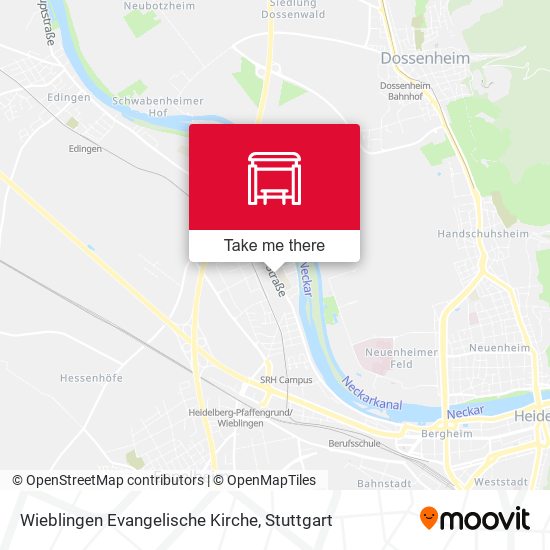 Wieblingen Evangelische Kirche map