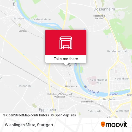 Карта Wieblingen Mitte