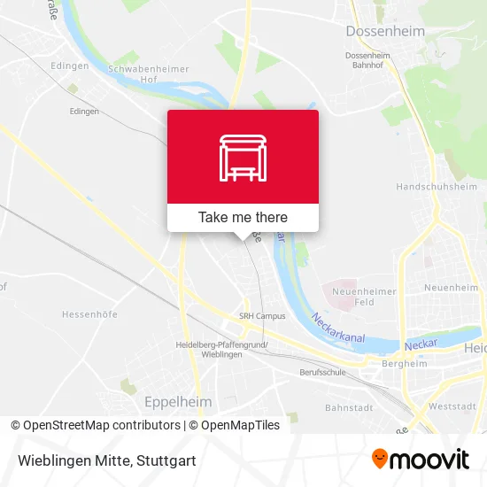 Карта Wieblingen Mitte