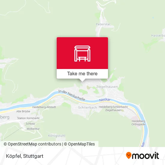 Карта Köpfel