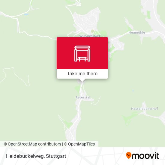 Карта Heidebuckelweg