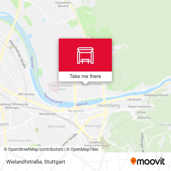 Карта Wielandtstraße