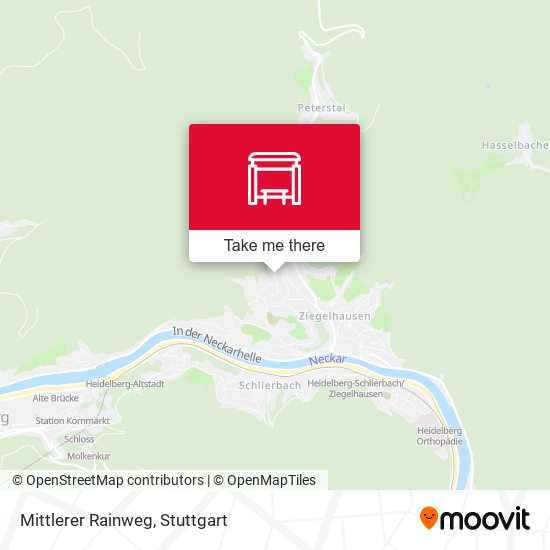 Карта Mittlerer Rainweg