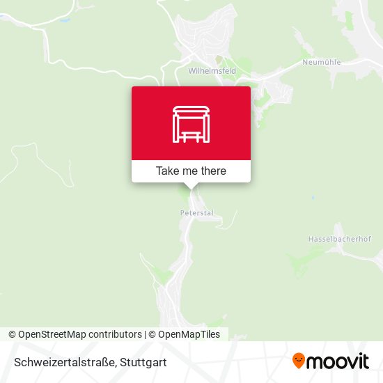 Карта Schweizertalstraße