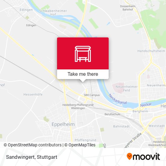 Карта Sandwingert