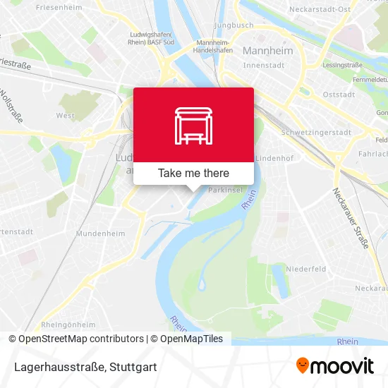 Карта Lagerhausstraße