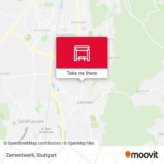 Карта Zementwerk