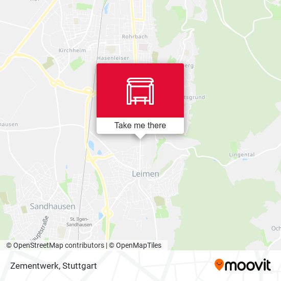 Карта Zementwerk