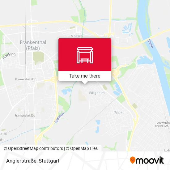Карта Anglerstraße