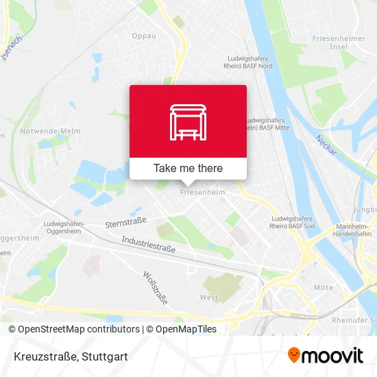 Карта Kreuzstraße