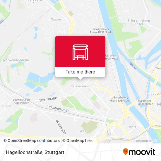 Карта Hagellochstraße