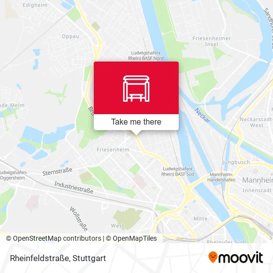 Карта Rheinfeldstraße