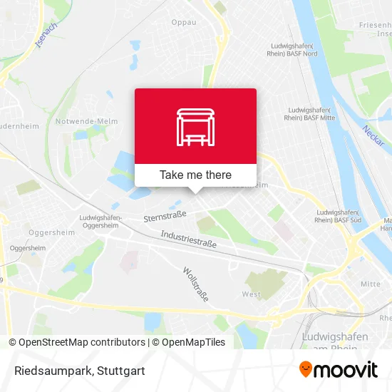 Карта Riedsaumpark