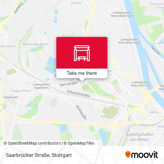 Карта Saarbrücker Straße