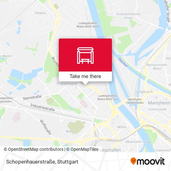 Карта Schopenhauerstraße