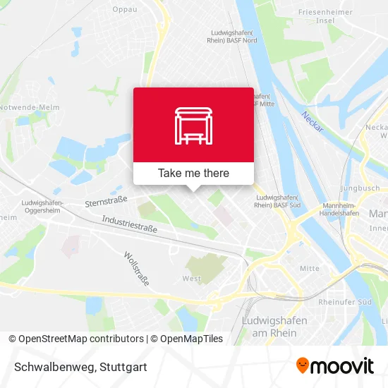 Карта Schwalbenweg