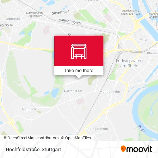Hochfeldstraße map