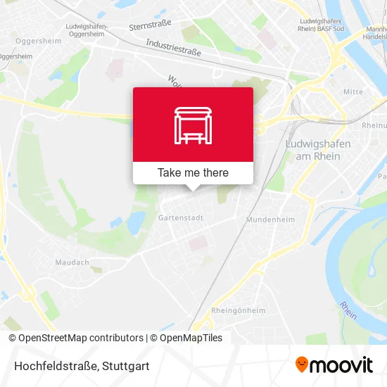 Hochfeldstraße map