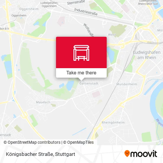Карта Königsbacher Straße