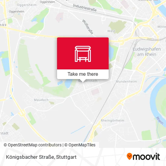 Карта Königsbacher Straße