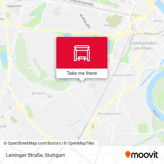 Карта Leininger Straße