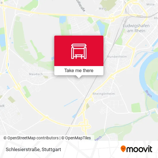 Карта Schlesierstraße