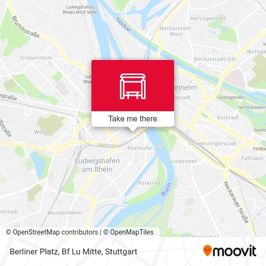 Карта Berliner Platz, Bf Lu Mitte